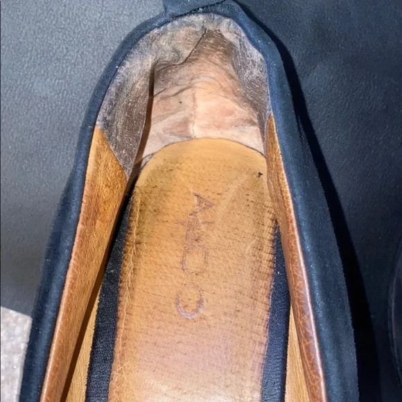 Aldo black suede platform wedge - Picture 9 of 9